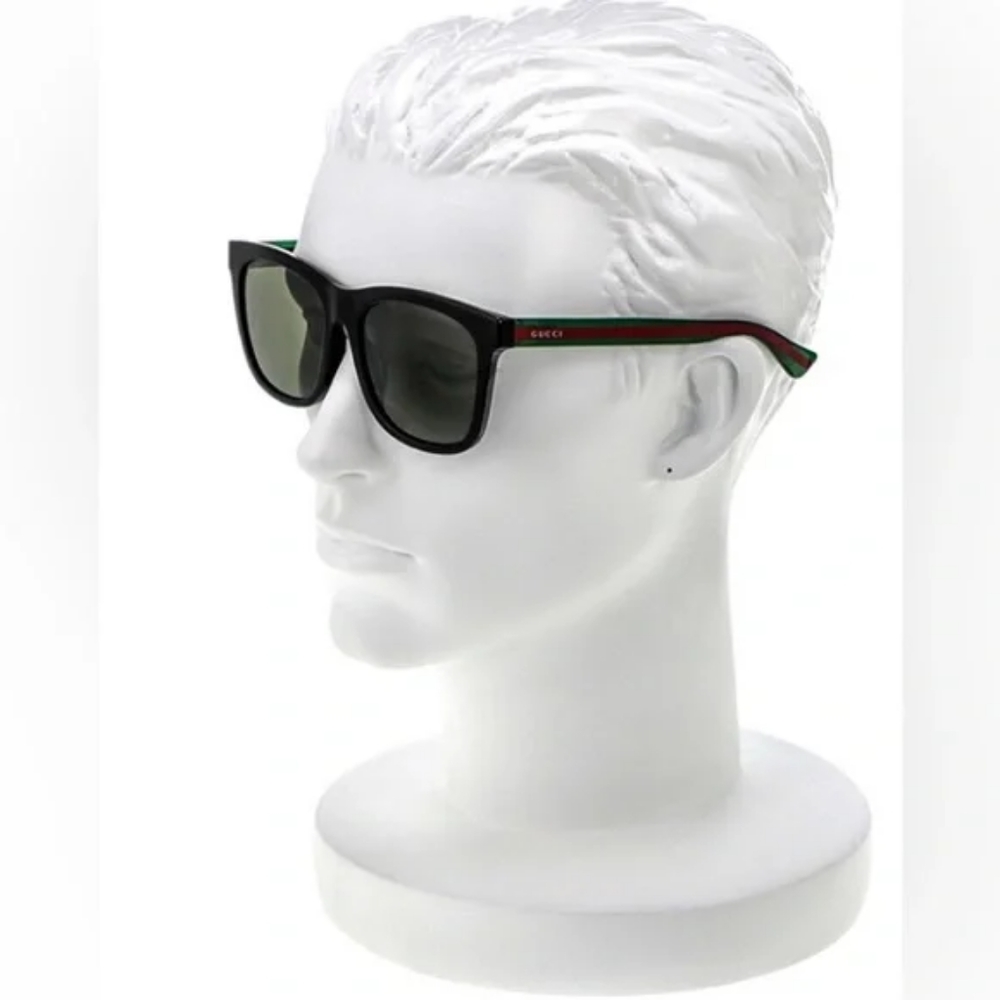 - 💯 - Authentic New Gucci GG0057SK 002 56 GG0057SK Men's Sunglasses - Picture 3 of 12